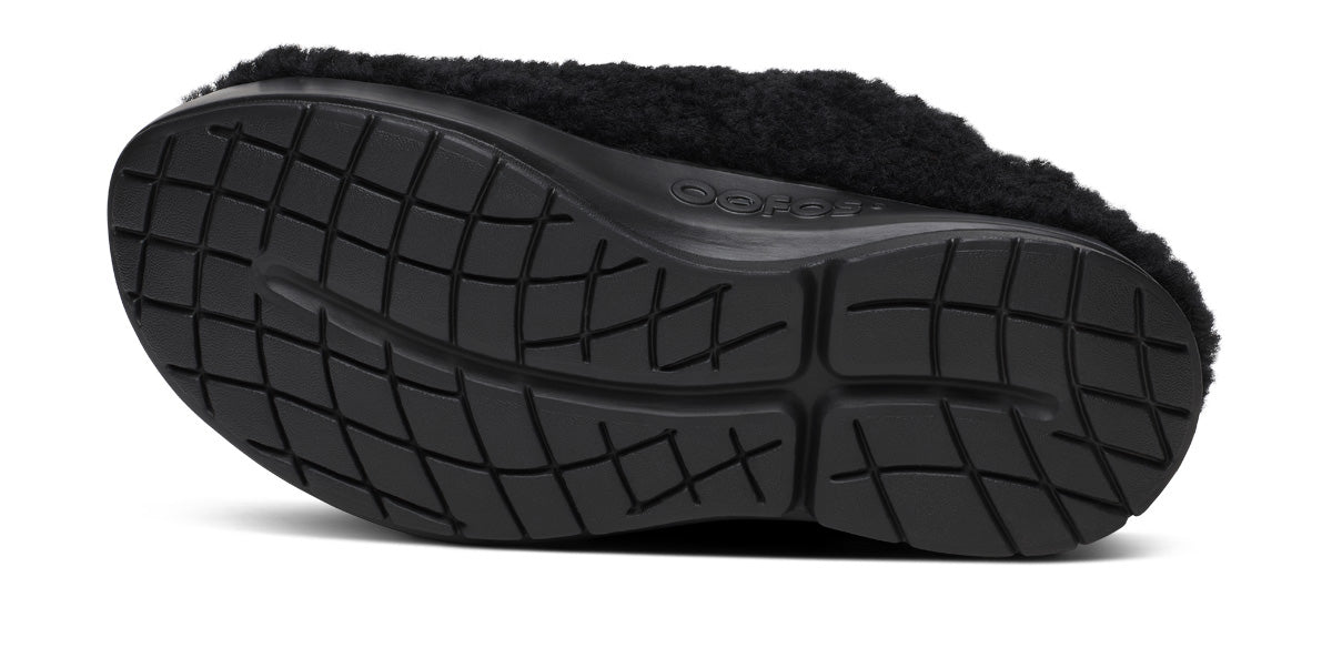 Women's OOcoozie Sherpa Mule - Black