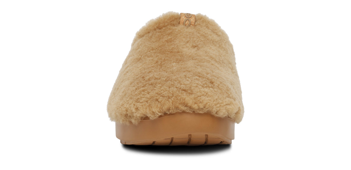 Women's OOcoozie Sherpa Mule - Café Spice