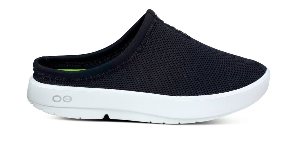 Men's OOcoozie Sport Mule - White Black (SALE)