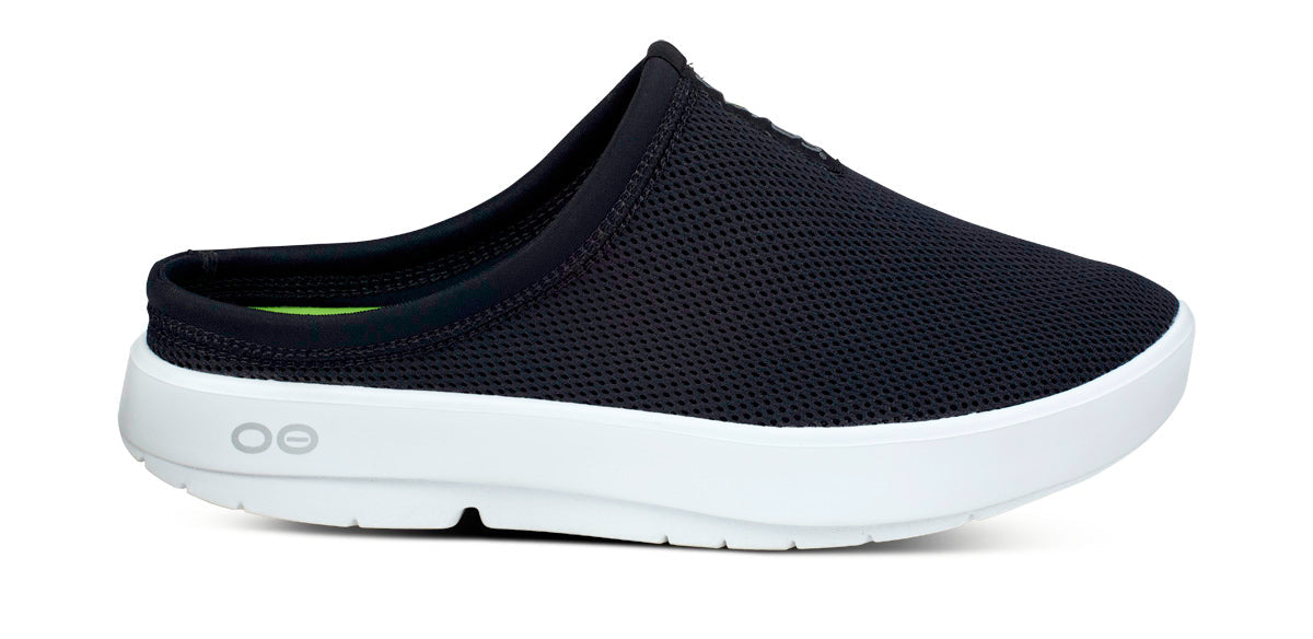 Men's OOcoozie Sport Mule - White Black (SALE)