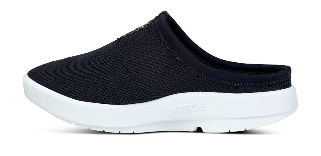Men's OOcoozie Sport Mule - White Black (SALE)