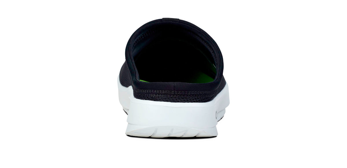 Men's OOcoozie Sport Mule - White Black (SALE)
